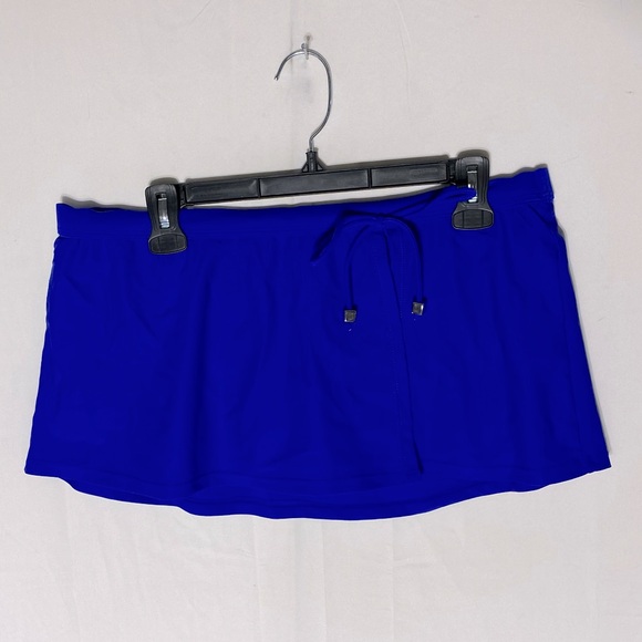 George Blue Swim Skirt Bikini Bottom L - Picture 1 of 12